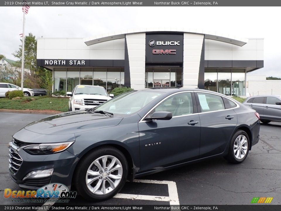 2019 Chevrolet Malibu LT Shadow Gray Metallic / Dark Atmosphere/Light Wheat Photo #1