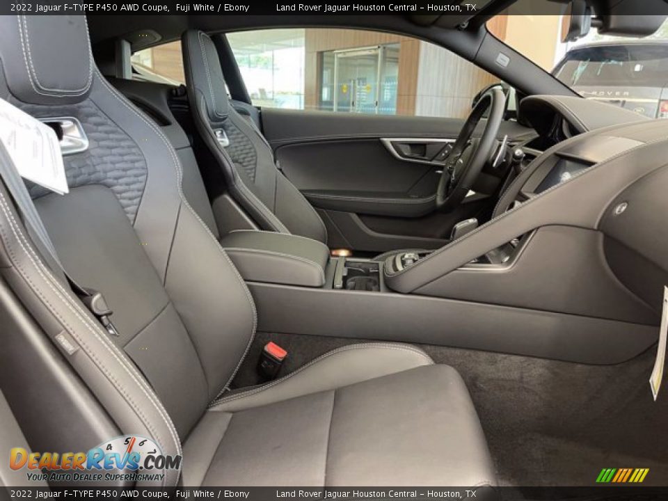 Ebony Interior - 2022 Jaguar F-TYPE P450 AWD Coupe Photo #3