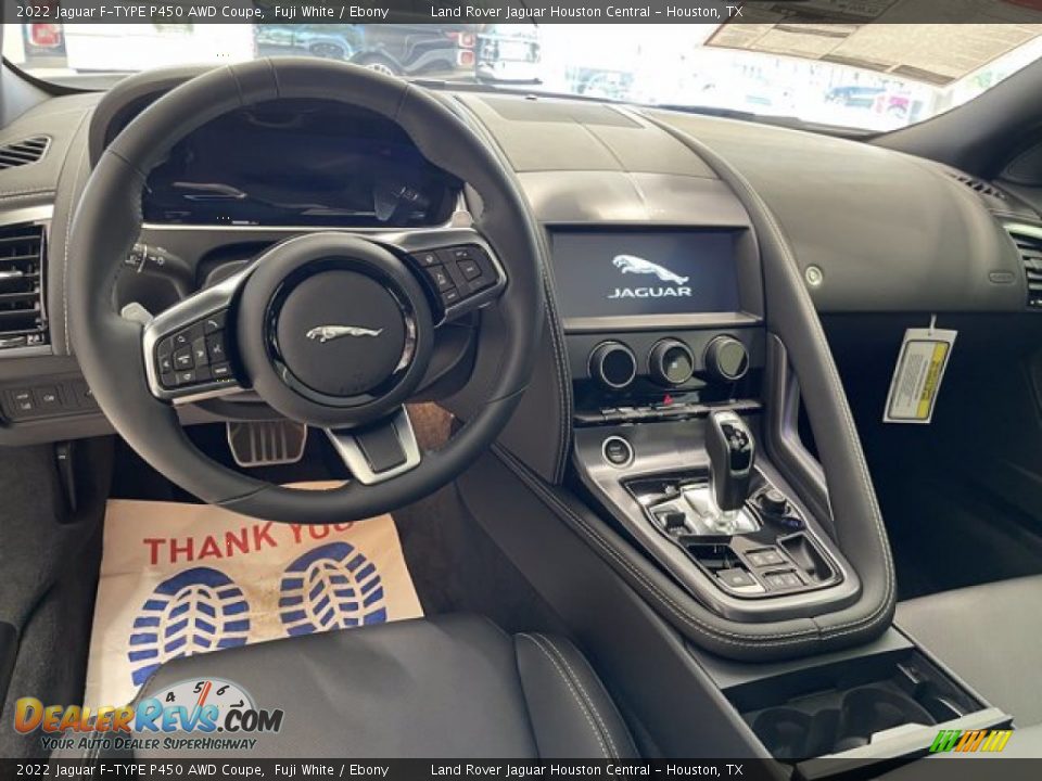 Dashboard of 2022 Jaguar F-TYPE P450 AWD Coupe Photo #4