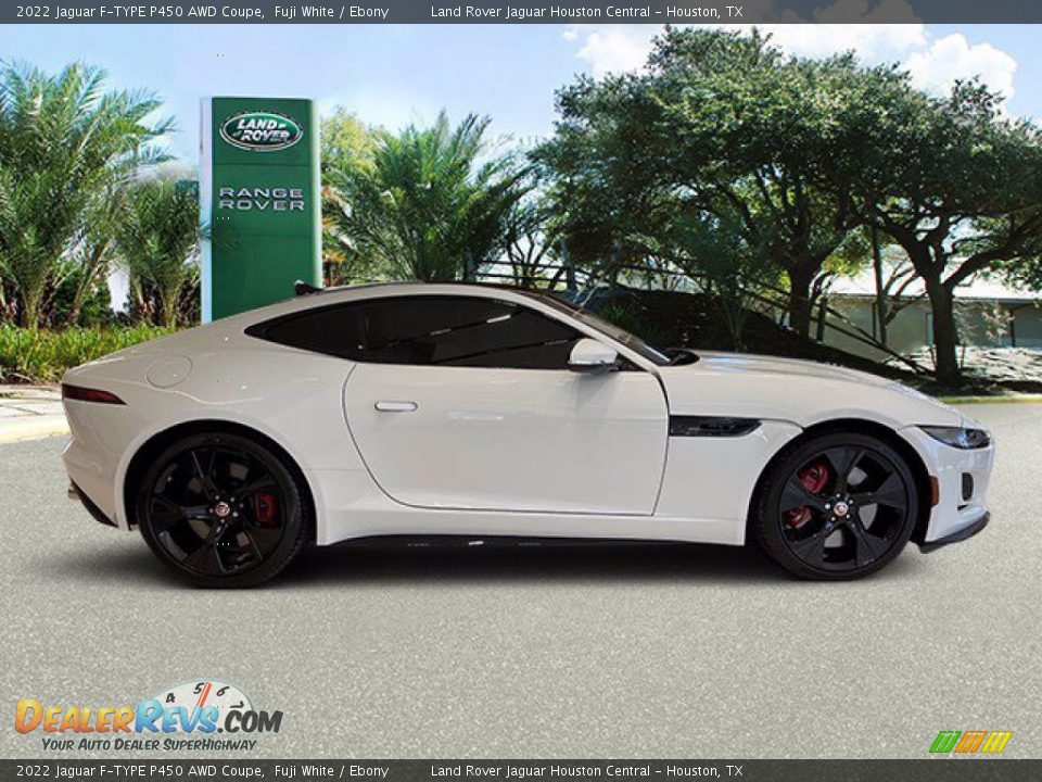 2022 Jaguar F-TYPE P450 AWD Coupe Fuji White / Ebony Photo #10