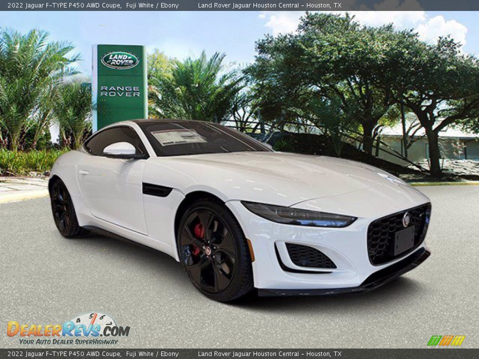 2022 Jaguar F-TYPE P450 AWD Coupe Fuji White / Ebony Photo #11