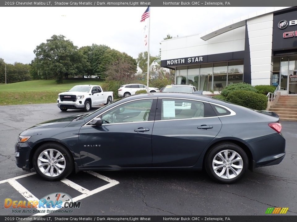 2019 Chevrolet Malibu LT Shadow Gray Metallic / Dark Atmosphere/Light Wheat Photo #13