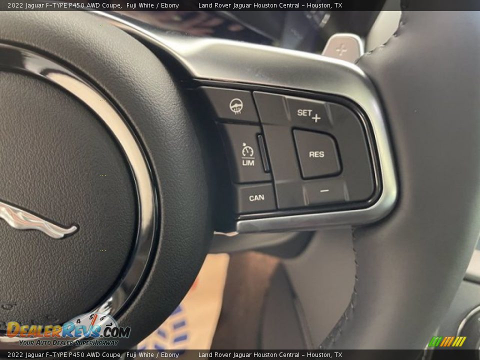 2022 Jaguar F-TYPE P450 AWD Coupe Steering Wheel Photo #16