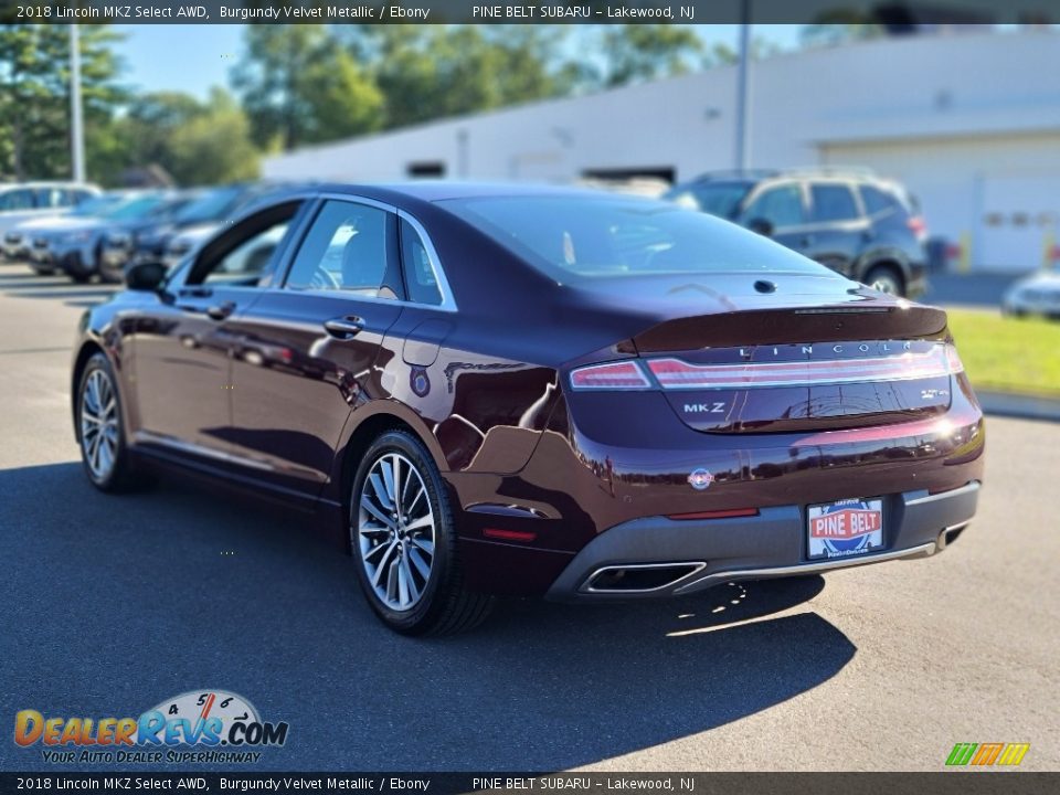 2018 Lincoln MKZ Select AWD Burgundy Velvet Metallic / Ebony Photo #18