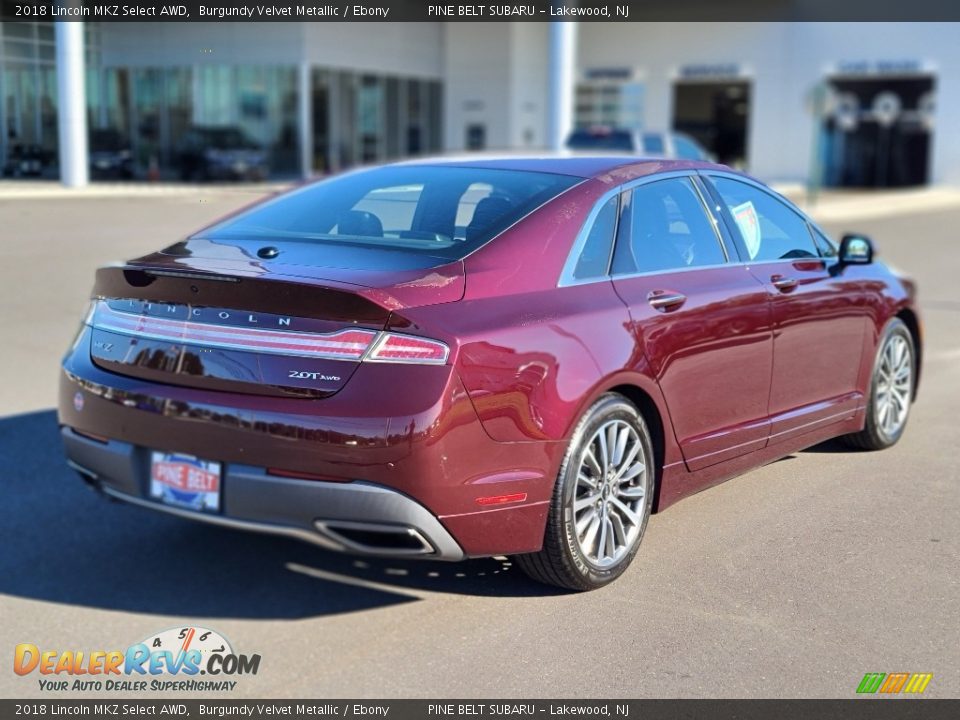 2018 Lincoln MKZ Select AWD Burgundy Velvet Metallic / Ebony Photo #20