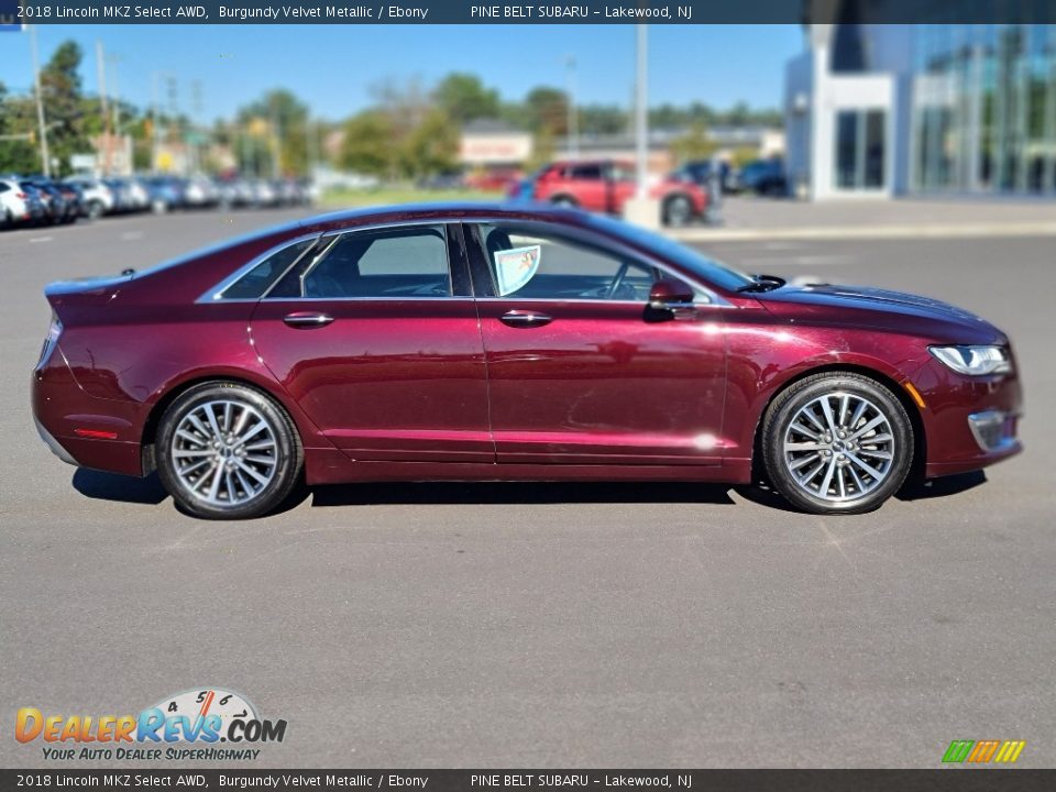 Burgundy Velvet Metallic 2018 Lincoln MKZ Select AWD Photo #21