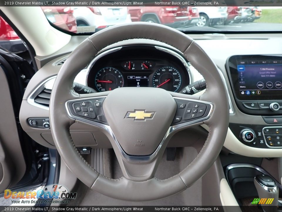 2019 Chevrolet Malibu LT Shadow Gray Metallic / Dark Atmosphere/Light Wheat Photo #21