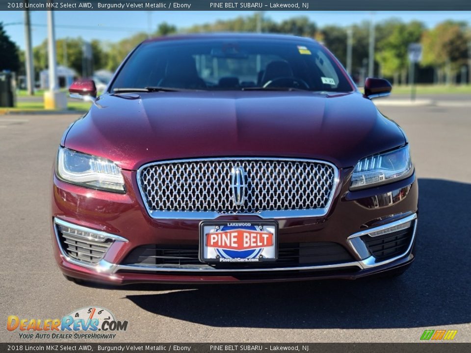 2018 Lincoln MKZ Select AWD Burgundy Velvet Metallic / Ebony Photo #23