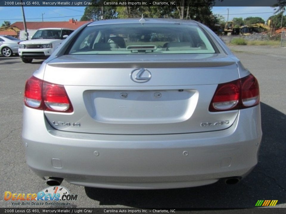 2008 Lexus GS 460 Mercury Metallic / Light Gray Photo #9