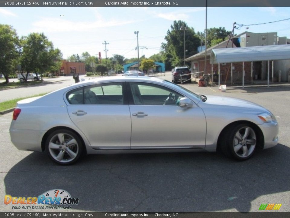 2008 Lexus GS 460 Mercury Metallic / Light Gray Photo #11