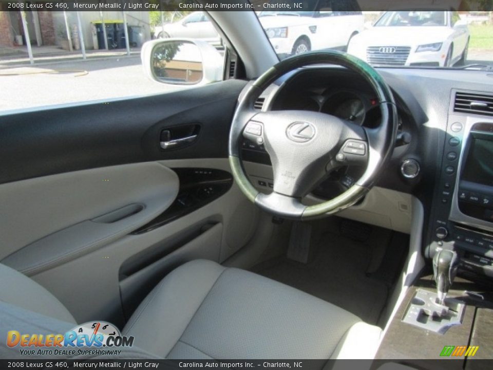 2008 Lexus GS 460 Mercury Metallic / Light Gray Photo #12