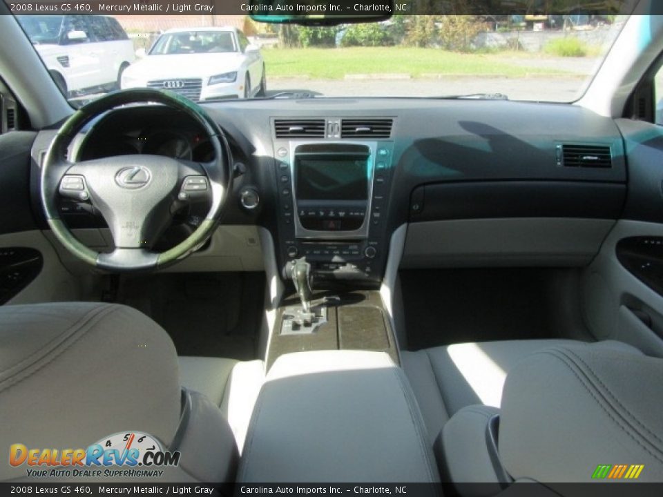 2008 Lexus GS 460 Mercury Metallic / Light Gray Photo #13