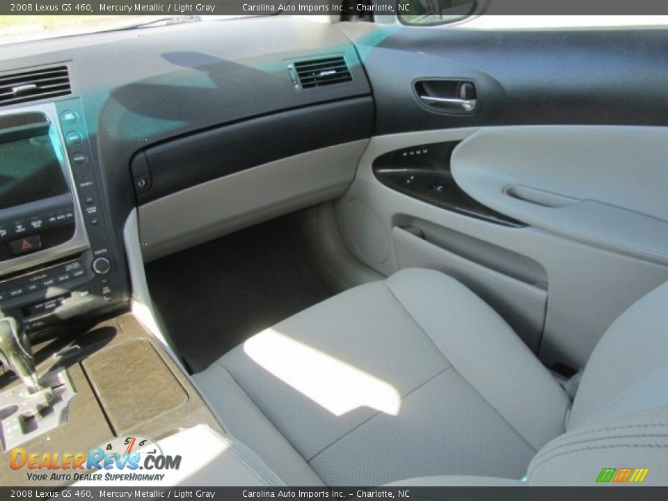 2008 Lexus GS 460 Mercury Metallic / Light Gray Photo #14