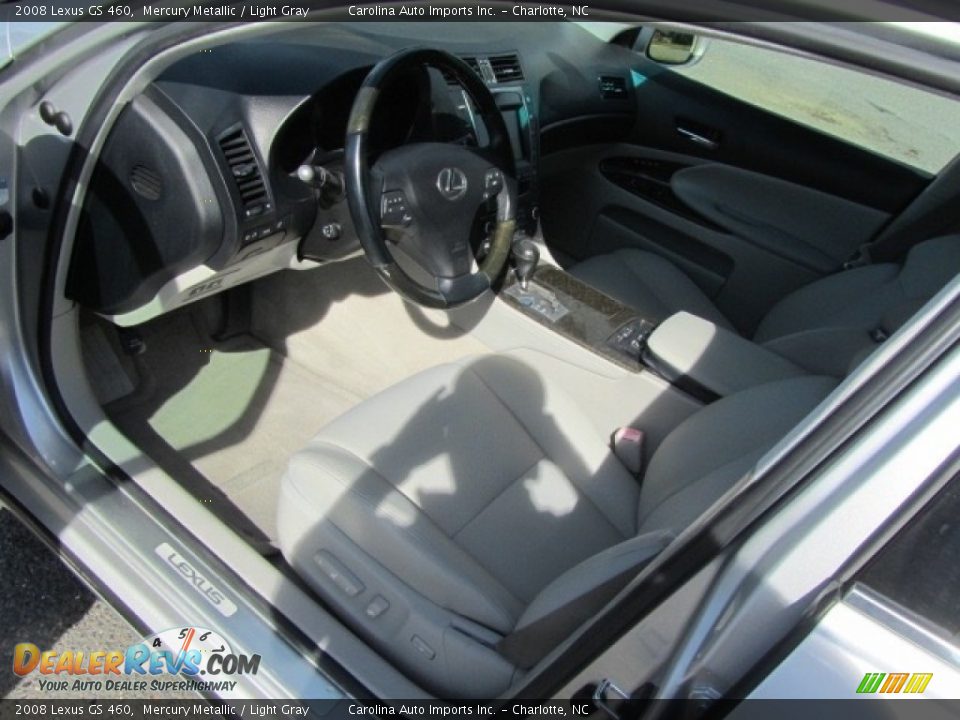 2008 Lexus GS 460 Mercury Metallic / Light Gray Photo #17