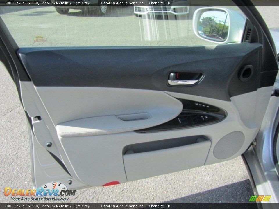 2008 Lexus GS 460 Mercury Metallic / Light Gray Photo #18