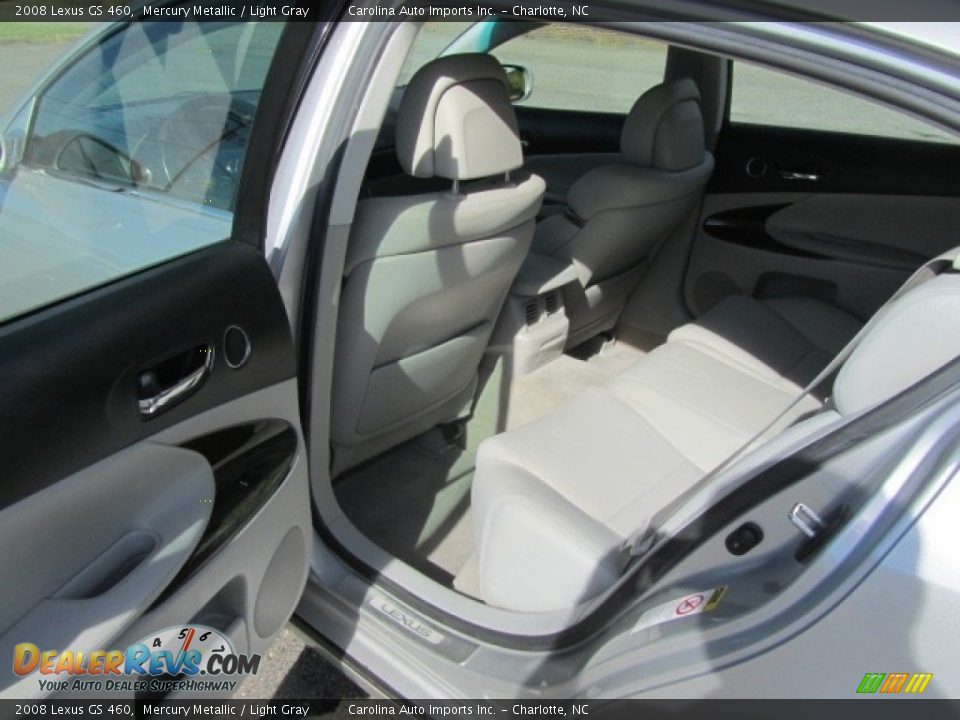 2008 Lexus GS 460 Mercury Metallic / Light Gray Photo #20