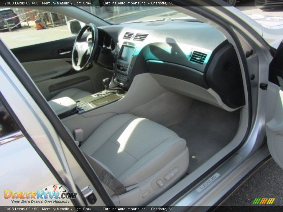 2008 Lexus GS 460 Mercury Metallic / Light Gray Photo #22