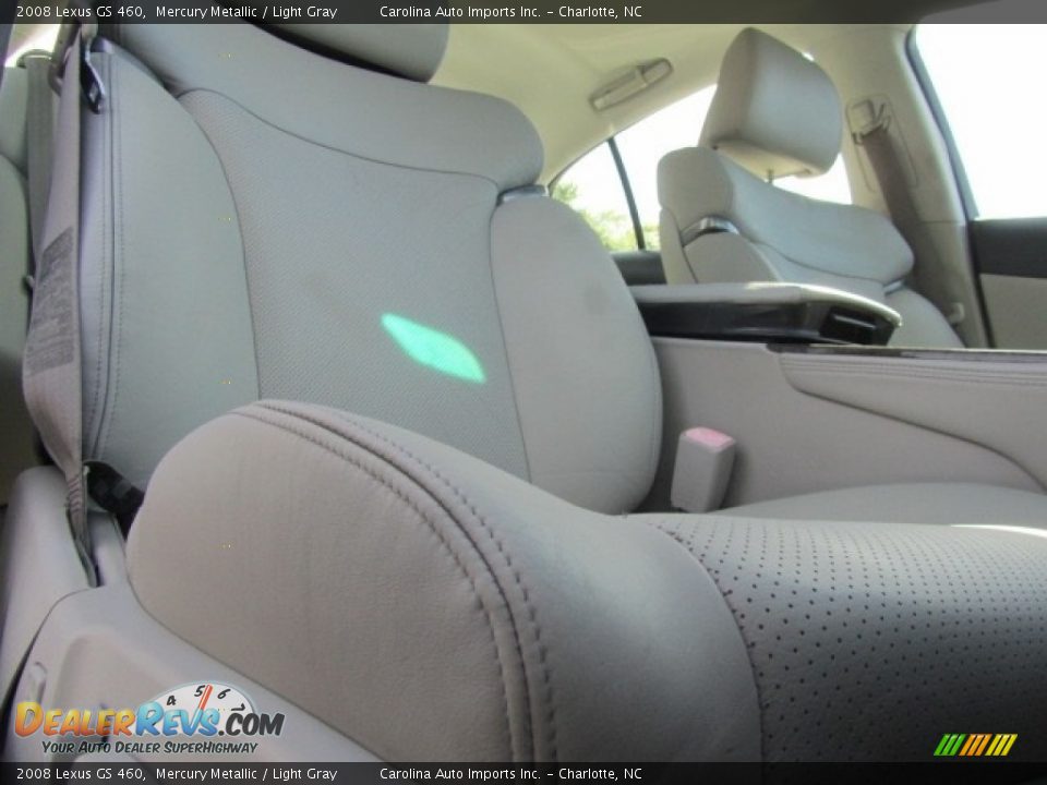 2008 Lexus GS 460 Mercury Metallic / Light Gray Photo #23