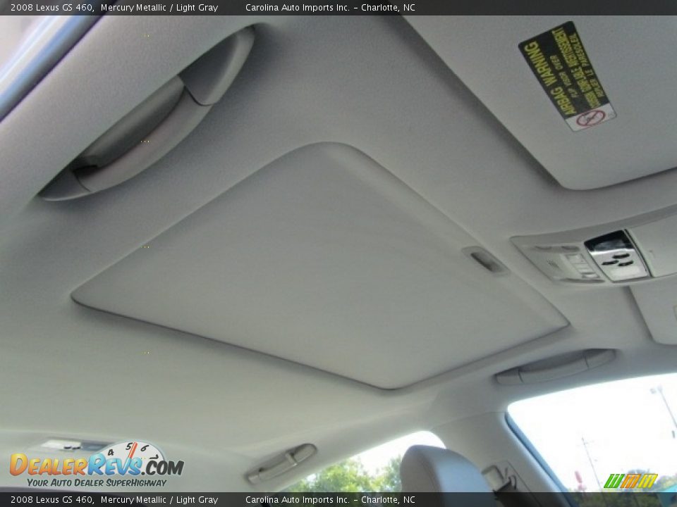 2008 Lexus GS 460 Mercury Metallic / Light Gray Photo #24