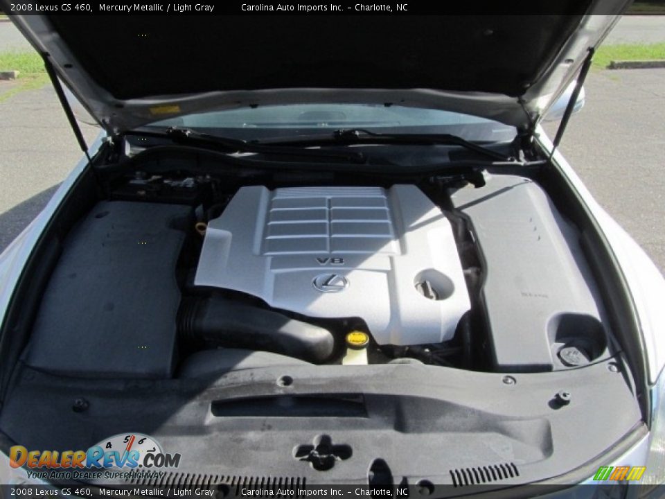 2008 Lexus GS 460 Mercury Metallic / Light Gray Photo #25
