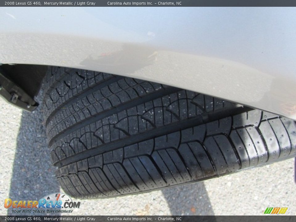 2008 Lexus GS 460 Mercury Metallic / Light Gray Photo #27