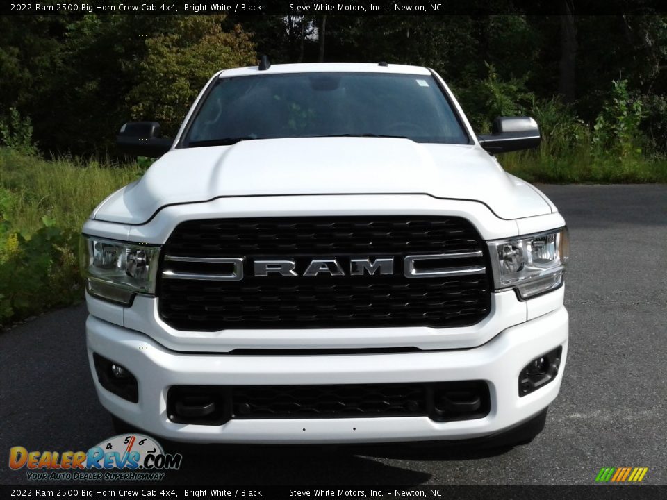 2022 Ram 2500 Big Horn Crew Cab 4x4 Bright White / Black Photo #3