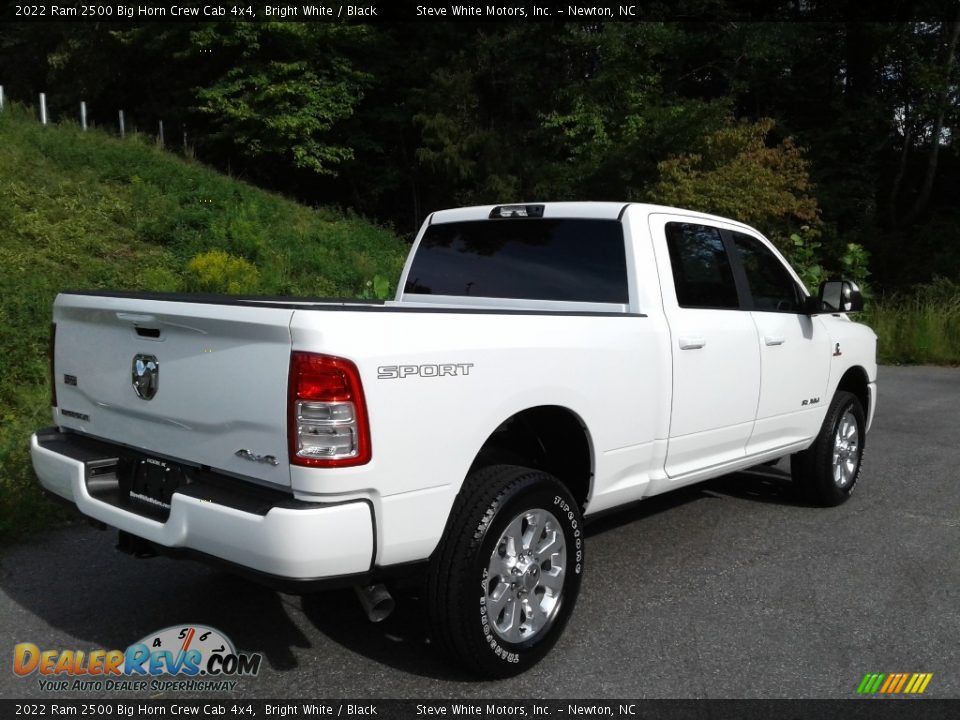 2022 Ram 2500 Big Horn Crew Cab 4x4 Bright White / Black Photo #6