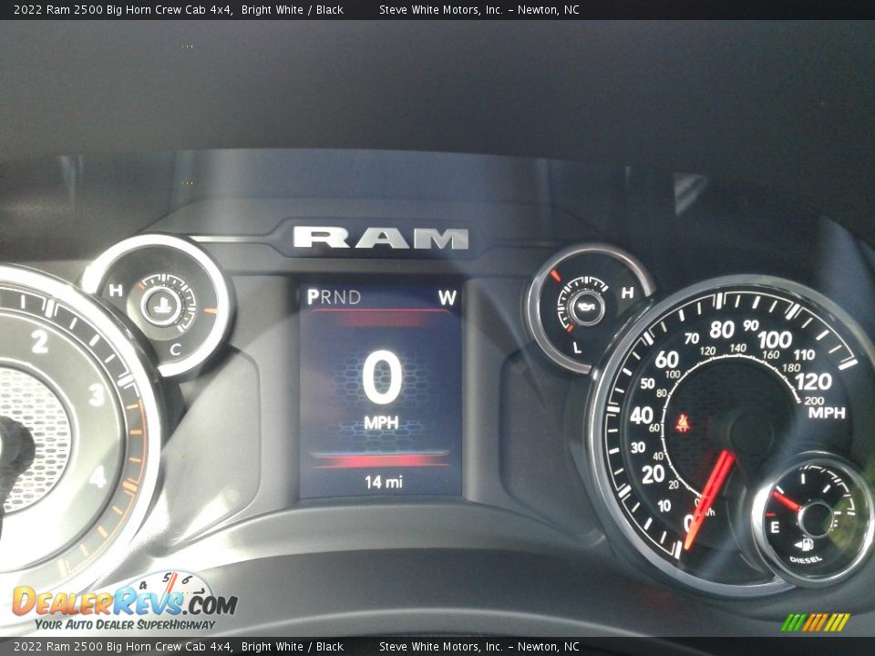 2022 Ram 2500 Big Horn Crew Cab 4x4 Gauges Photo #22