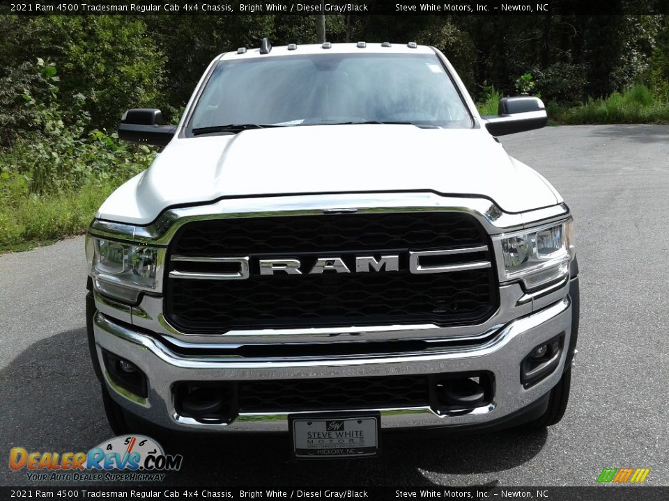 2021 Ram 4500 Tradesman Regular Cab 4x4 Chassis Bright White / Diesel Gray/Black Photo #3