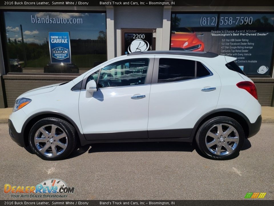 2016 Buick Encore Leather Summit White / Ebony Photo #1