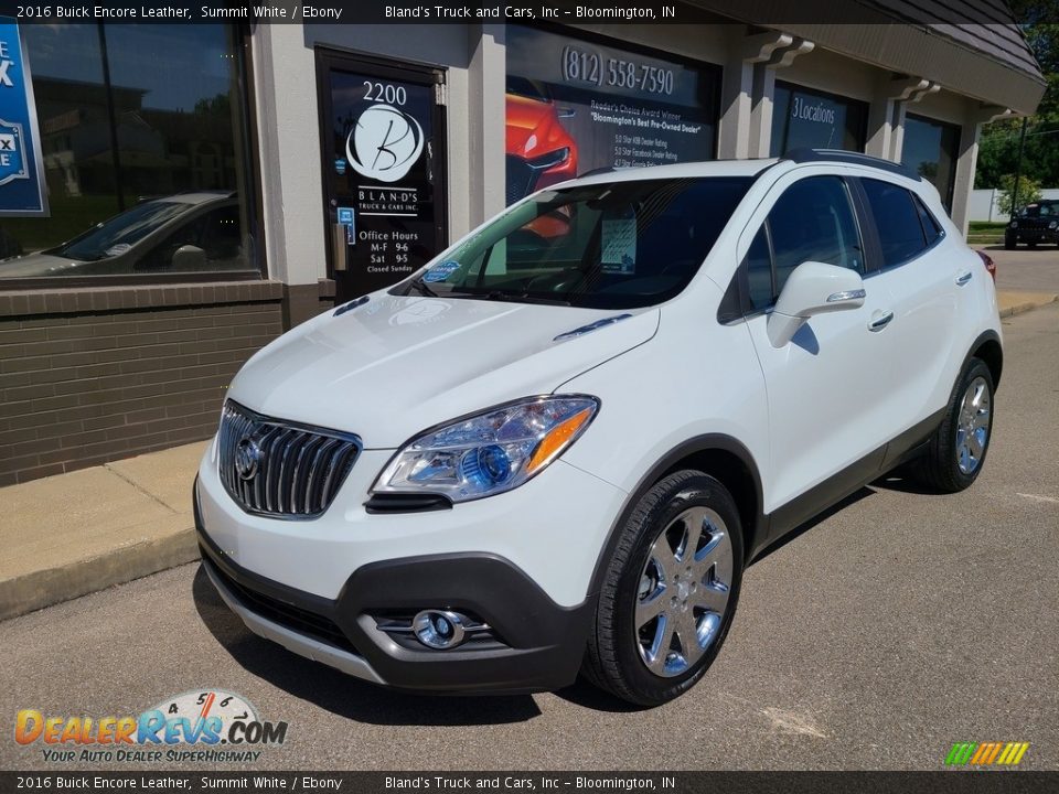 2016 Buick Encore Leather Summit White / Ebony Photo #2