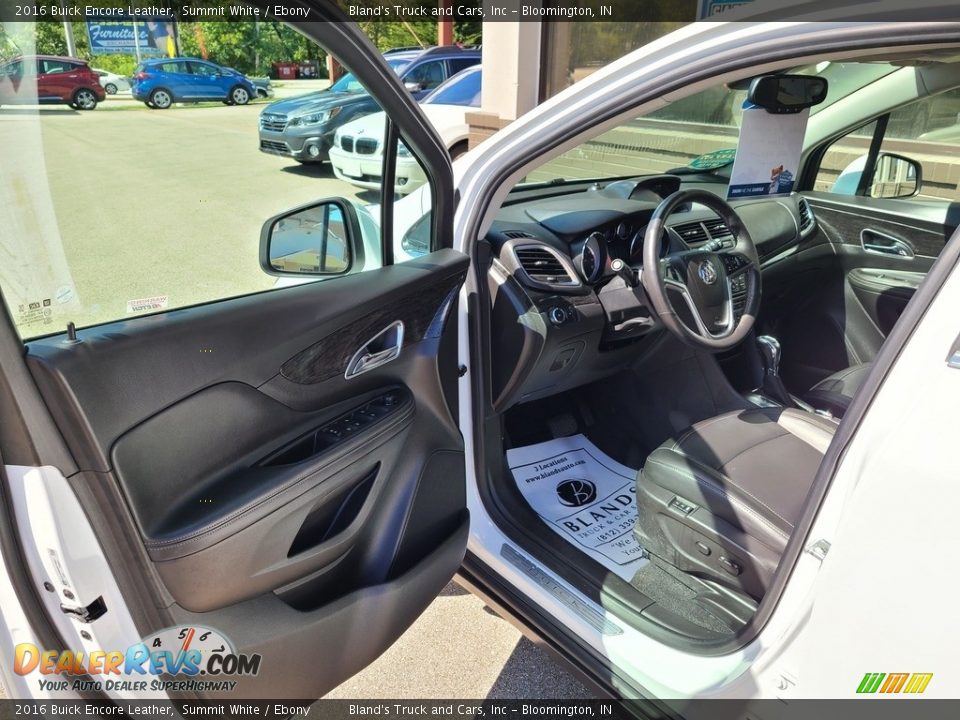 2016 Buick Encore Leather Summit White / Ebony Photo #3