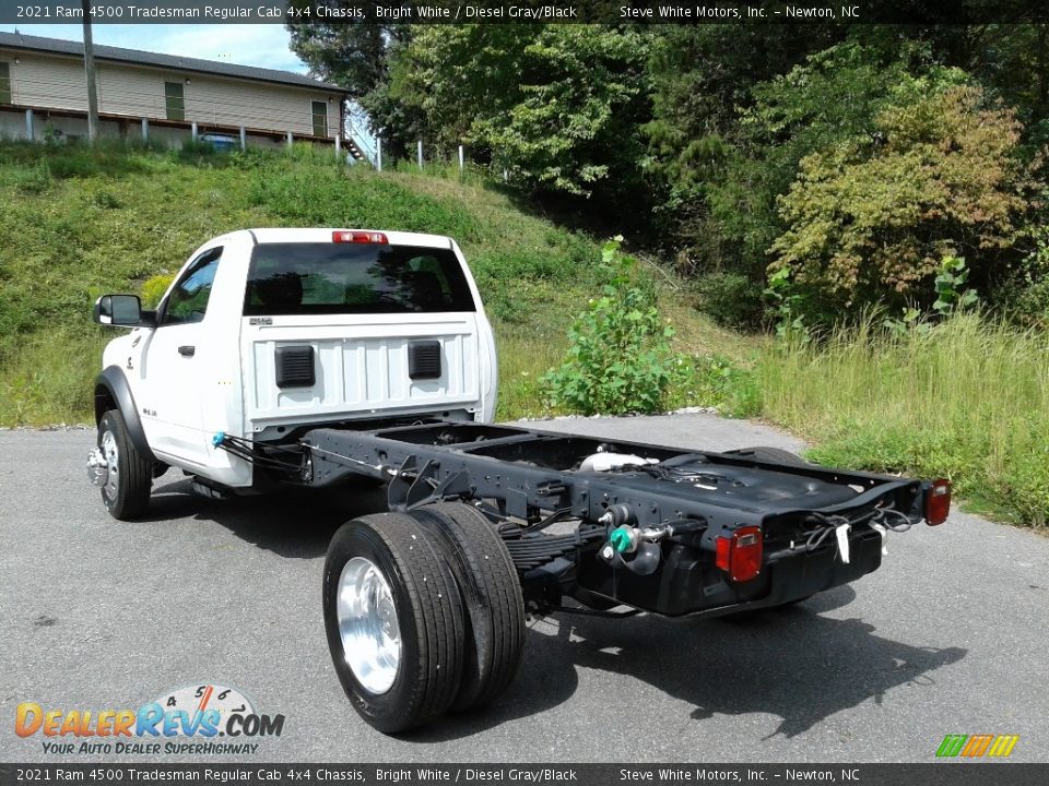 2021 Ram 4500 Tradesman Regular Cab 4x4 Chassis Bright White / Diesel Gray/Black Photo #8