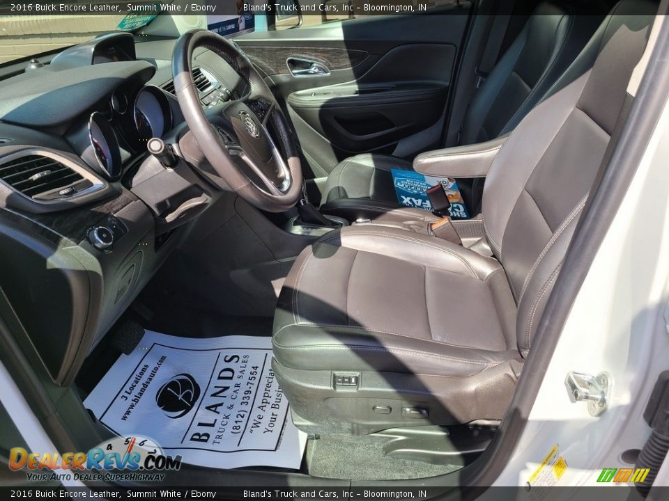 2016 Buick Encore Leather Summit White / Ebony Photo #5