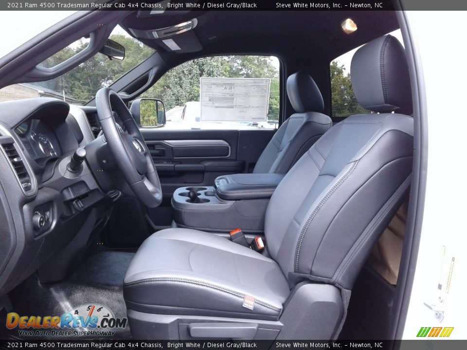 2021 Ram 4500 Tradesman Regular Cab 4x4 Chassis Bright White / Diesel Gray/Black Photo #10