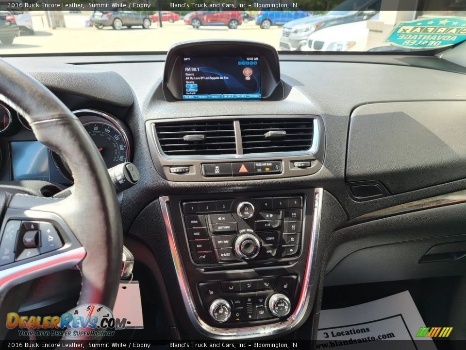 2016 Buick Encore Leather Summit White / Ebony Photo #15