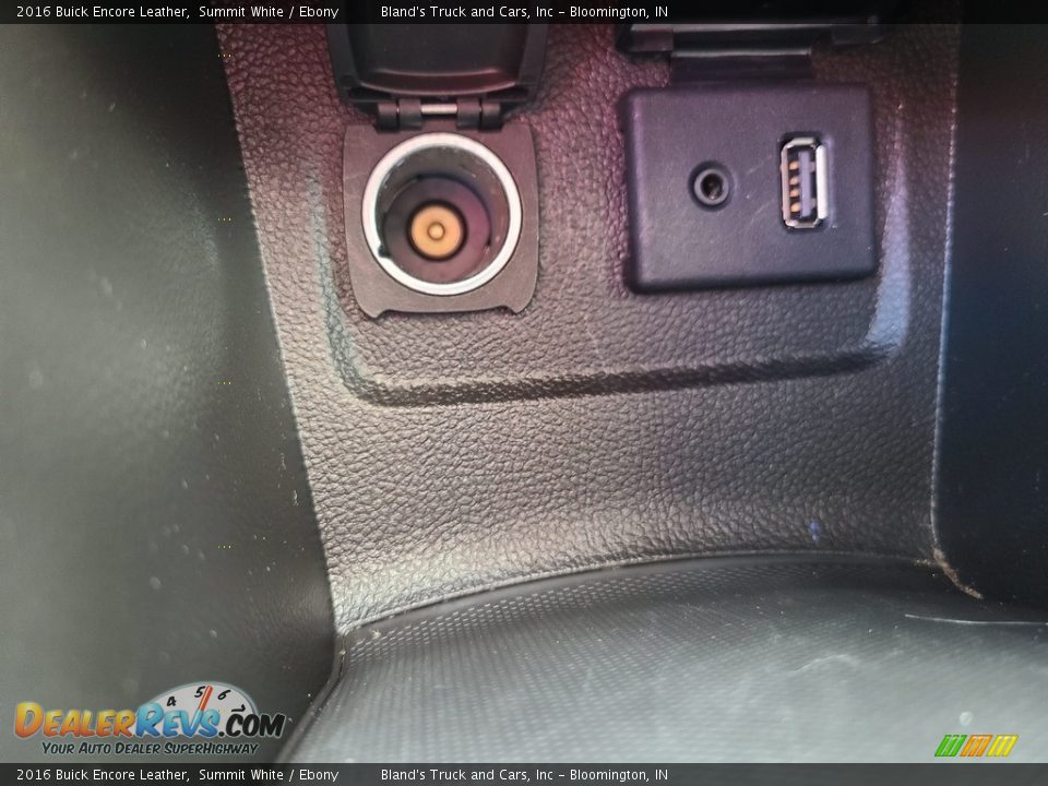 2016 Buick Encore Leather Summit White / Ebony Photo #25