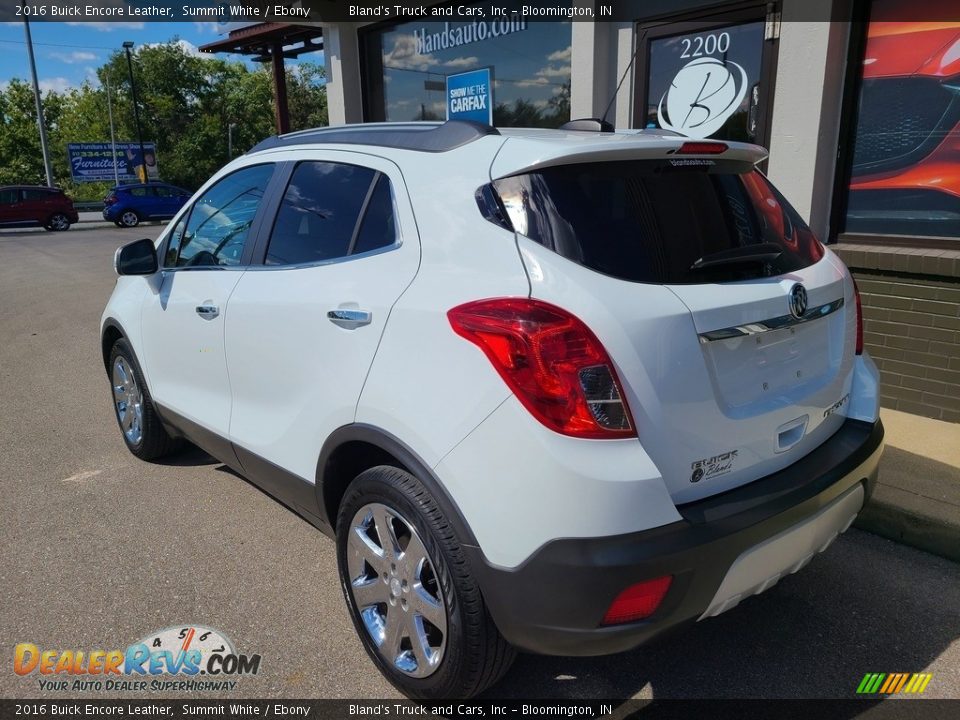 2016 Buick Encore Leather Summit White / Ebony Photo #35