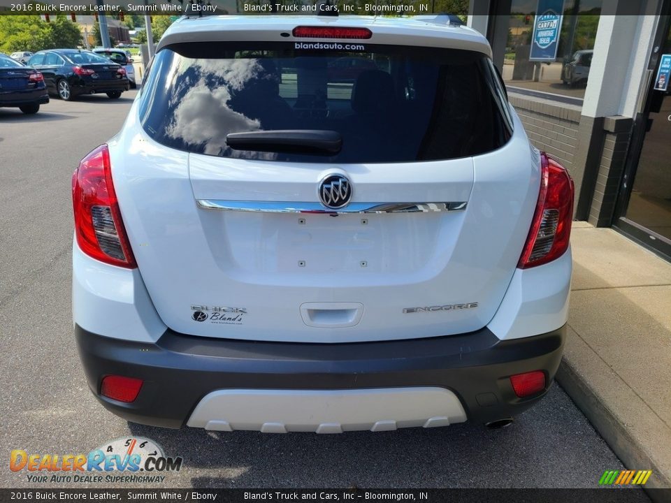 2016 Buick Encore Leather Summit White / Ebony Photo #36