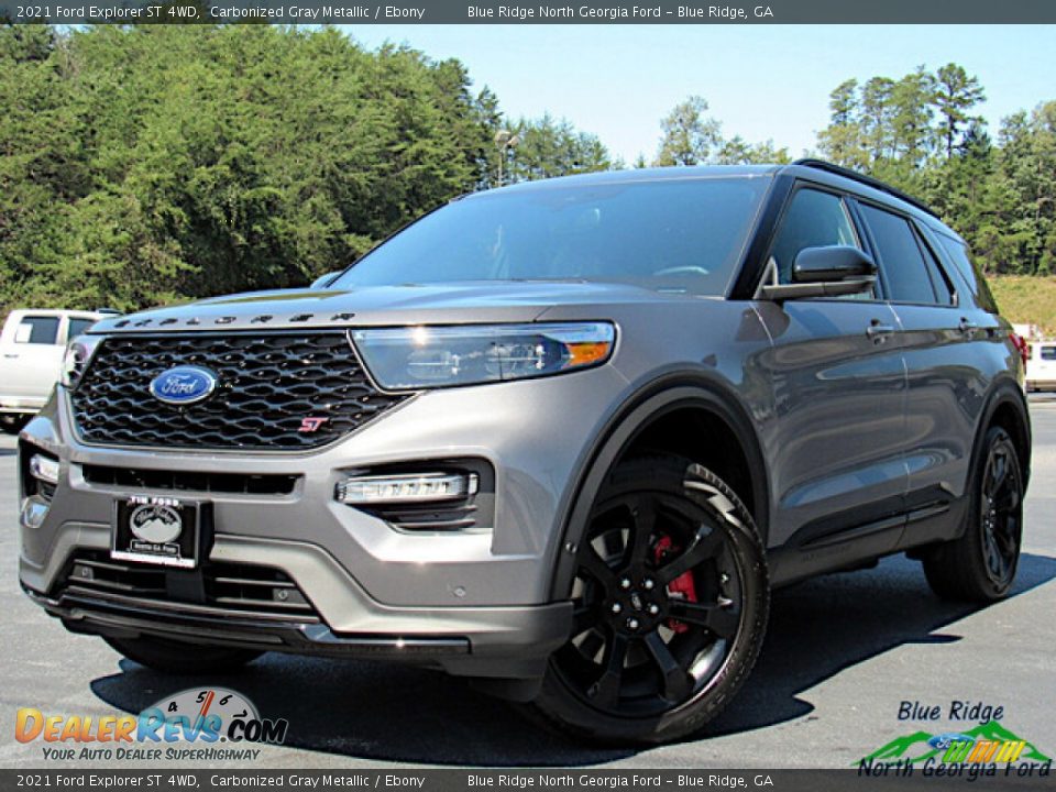 2021 Ford Explorer ST 4WD Carbonized Gray Metallic / Ebony Photo #1