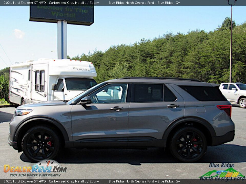 2021 Ford Explorer ST 4WD Carbonized Gray Metallic / Ebony Photo #2