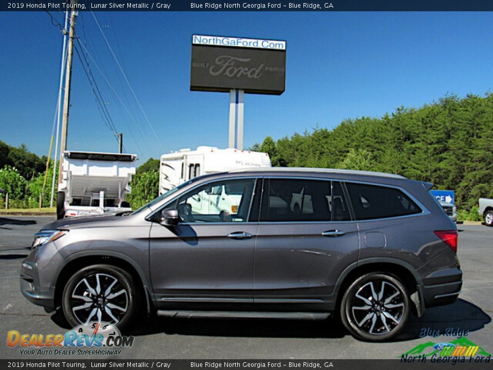 2019 Honda Pilot Touring Lunar Silver Metallic / Gray Photo #2