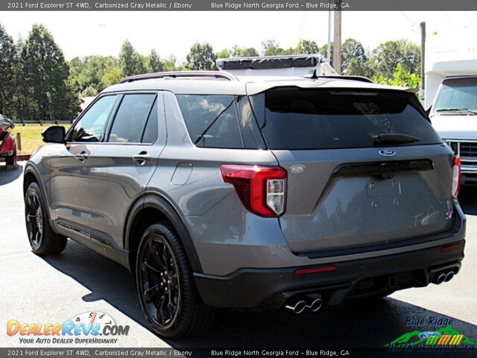 2021 Ford Explorer ST 4WD Carbonized Gray Metallic / Ebony Photo #3