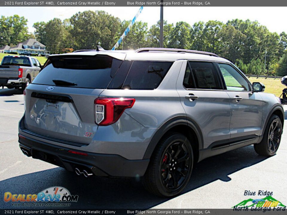 2021 Ford Explorer ST 4WD Carbonized Gray Metallic / Ebony Photo #5