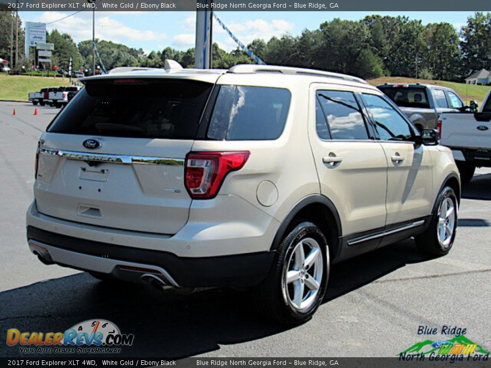 2017 Ford Explorer XLT 4WD White Gold / Ebony Black Photo #5