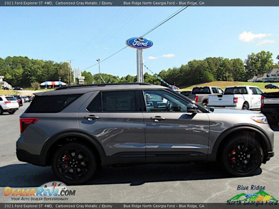 2021 Ford Explorer ST 4WD Carbonized Gray Metallic / Ebony Photo #6