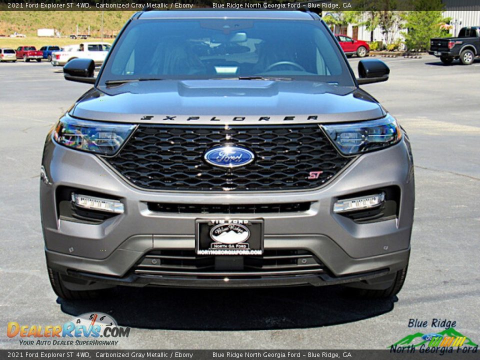 2021 Ford Explorer ST 4WD Carbonized Gray Metallic / Ebony Photo #8