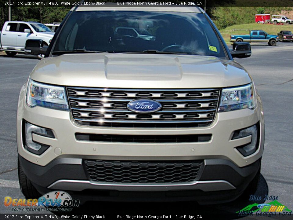 2017 Ford Explorer XLT 4WD White Gold / Ebony Black Photo #8