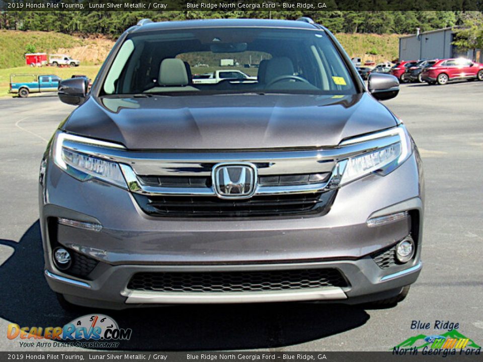 2019 Honda Pilot Touring Lunar Silver Metallic / Gray Photo #8