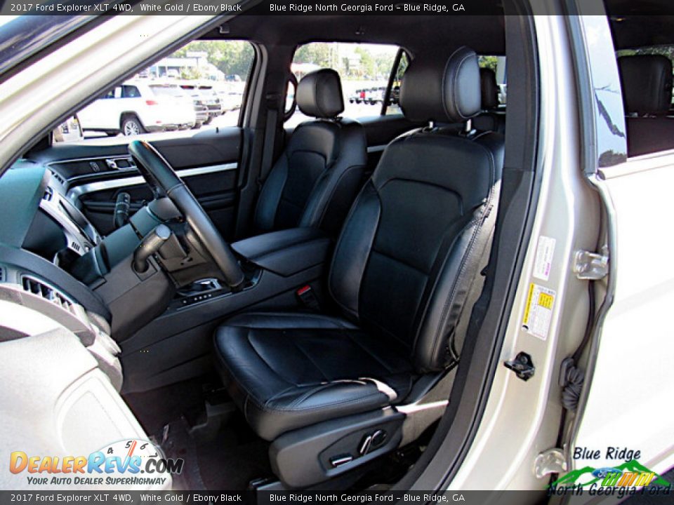 2017 Ford Explorer XLT 4WD White Gold / Ebony Black Photo #11